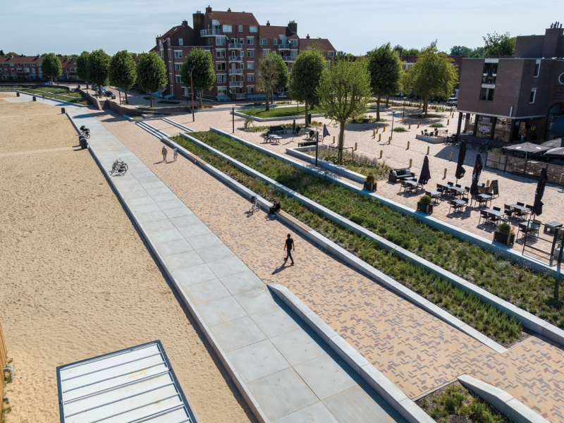 Réaménagement zone cotière Zomerkade Huizen (Pays-Bas)