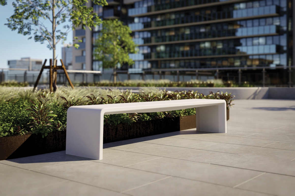 Mobilier Urbain bancs U-Lean