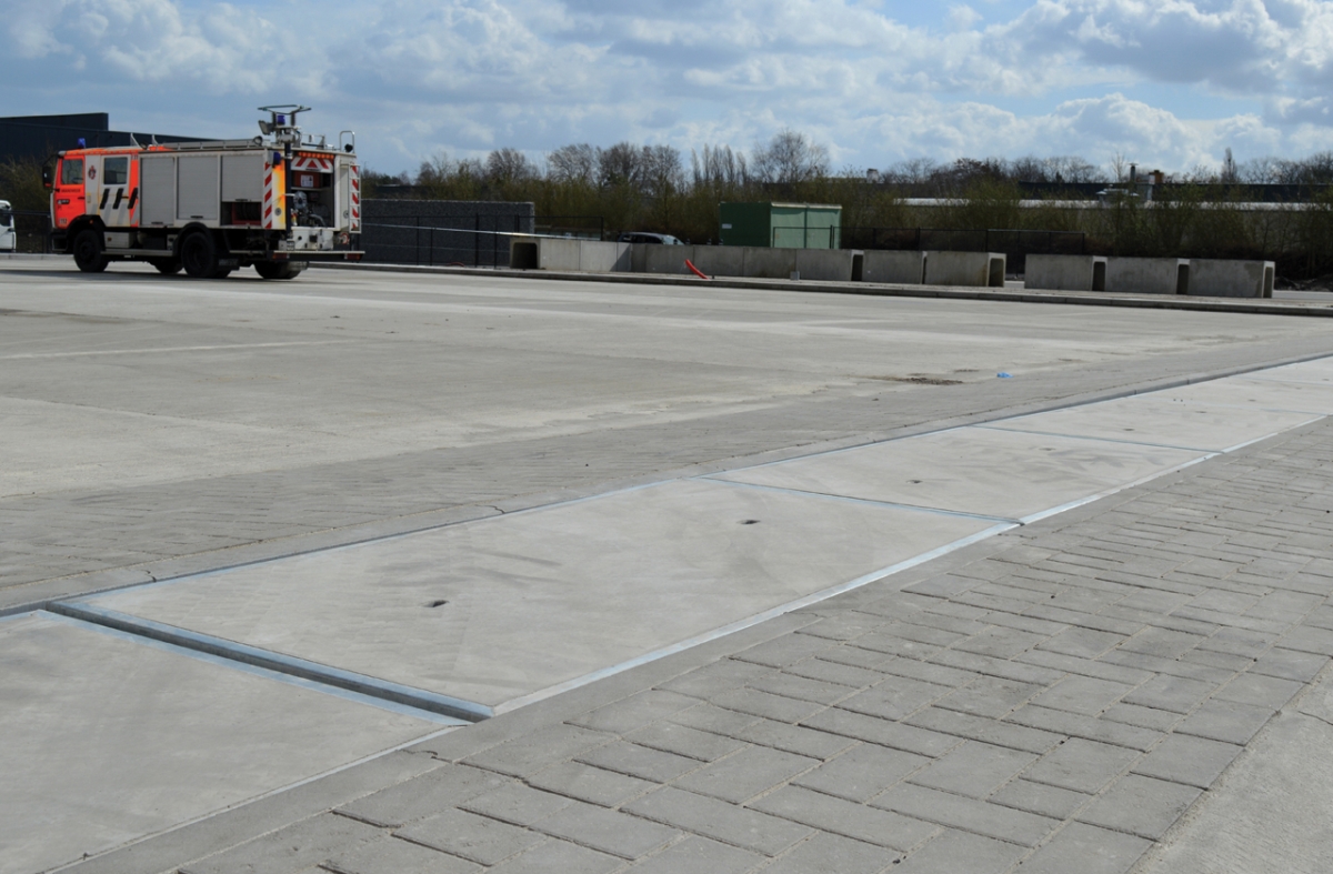 Terrain d'entraînement des pompiers PLOT Genk