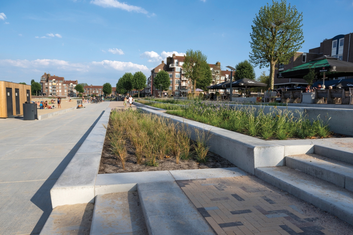 Réaménagement zone cotière Zomerkade Huizen (Pays-Bas)