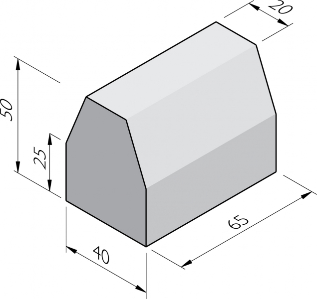 Blocs Genie à bout droit 2 faces