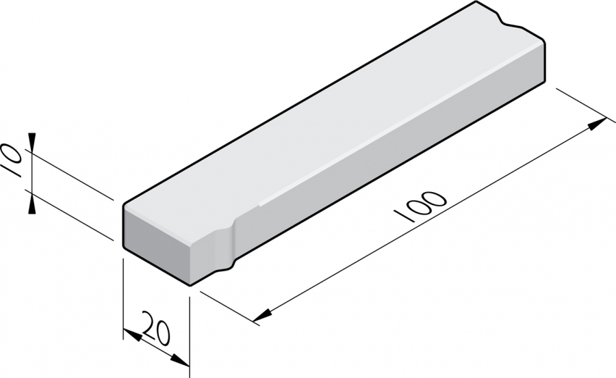 Bandes d'entourage d'arbres 20x10