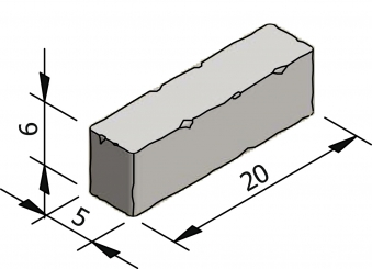 Rustico 20x5 format Waal