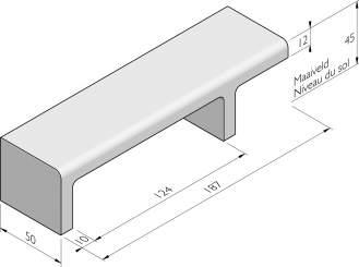 Banc link 187 gauche