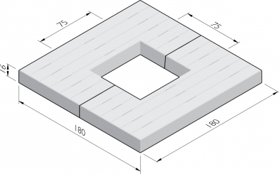 Éléments d'encadrement d'arbre Planum