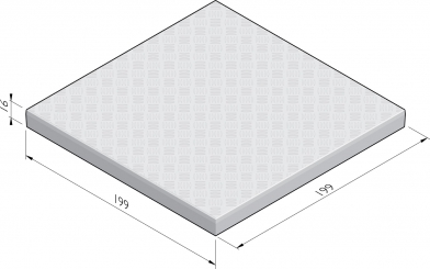 Dalle de plancher esthétique avec motif