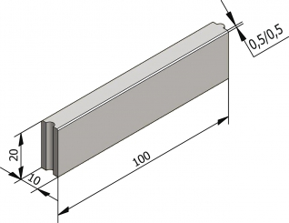 20x10 0,5/0,5 Type ID2