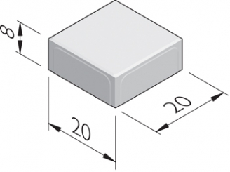 Pavés poreux 20x20