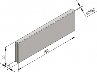 30x6 0,5/0,5 Type ID8